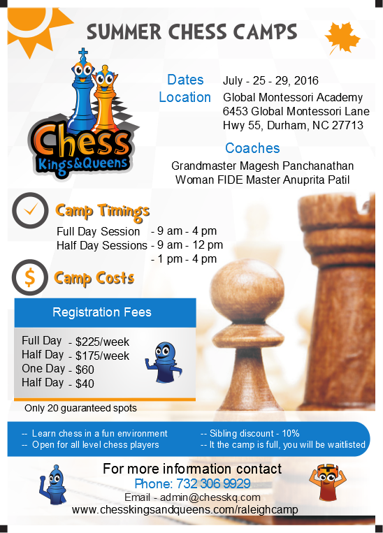 Summer Chess Camps 